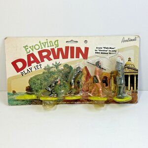 Accoutrements Evolving Darwin Play Set Toy Collectible Sealed CN *Read